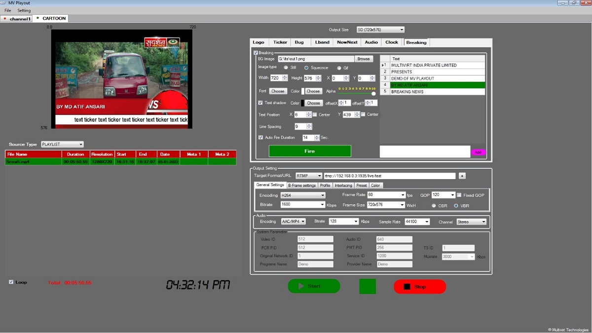 Playout Software