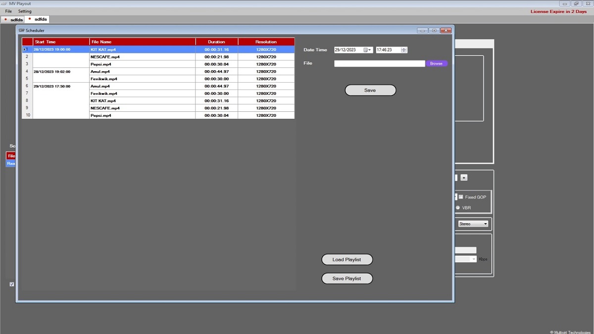 Playout Software